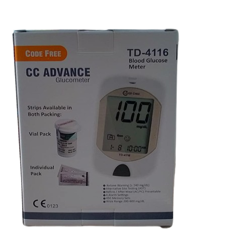 CC Advance Glucometer TD-4116