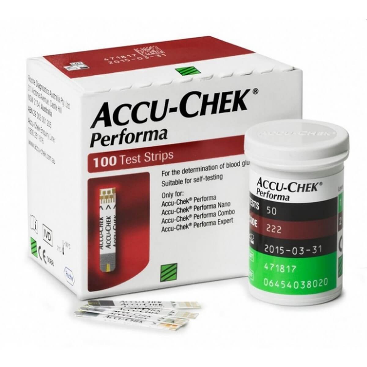 Accu Check Performa 100 Strips Pack