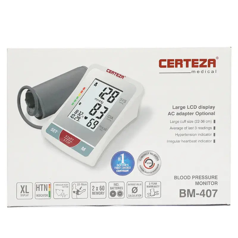 Certeza BM-407 Digital Blood Pressure Monitor