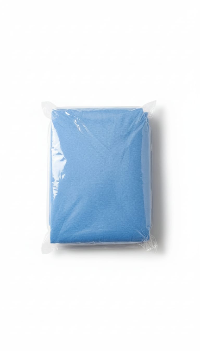 Disposable surgical gown steril