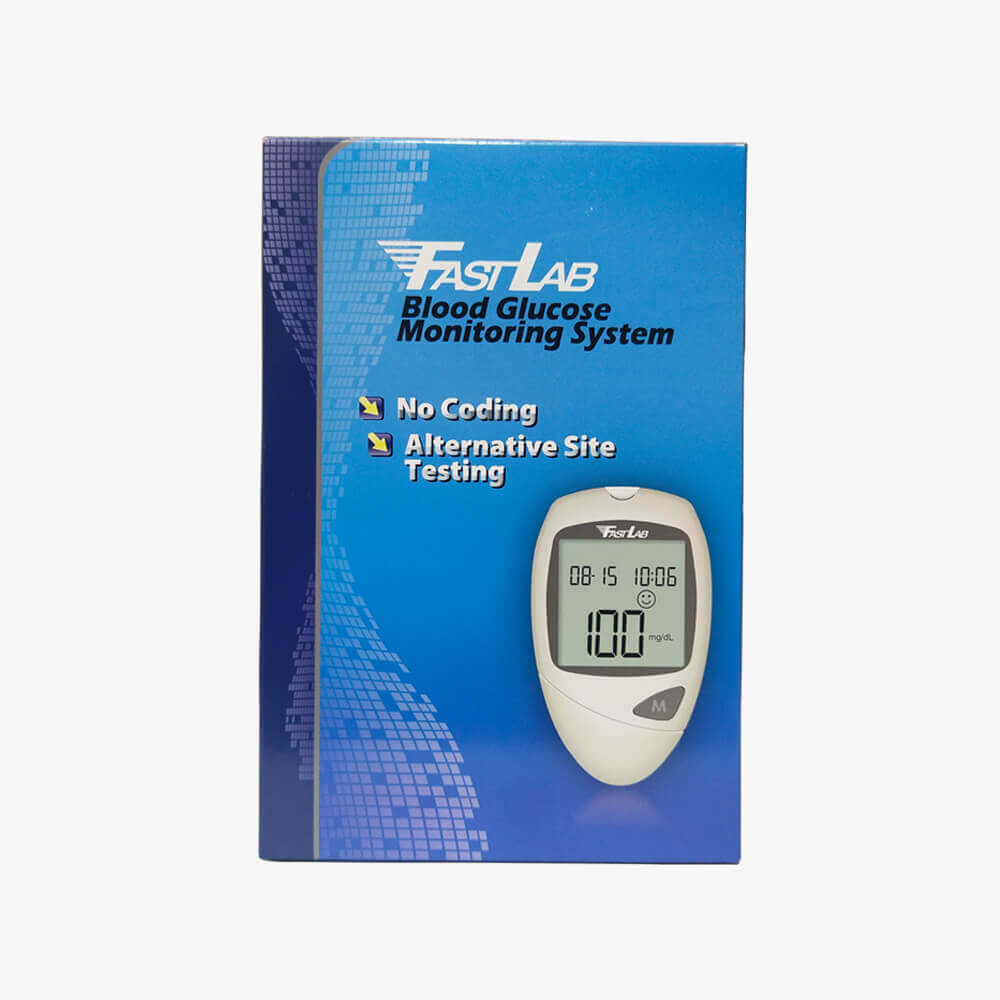 FastLab Blood Glucose Meter with 25 Strips