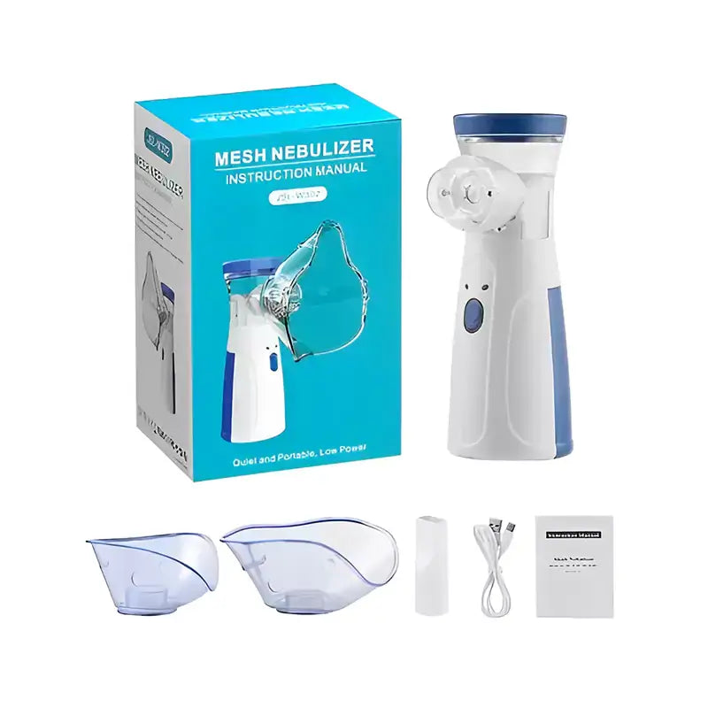 Handheld ultrasonic nebulizer with fine mist output