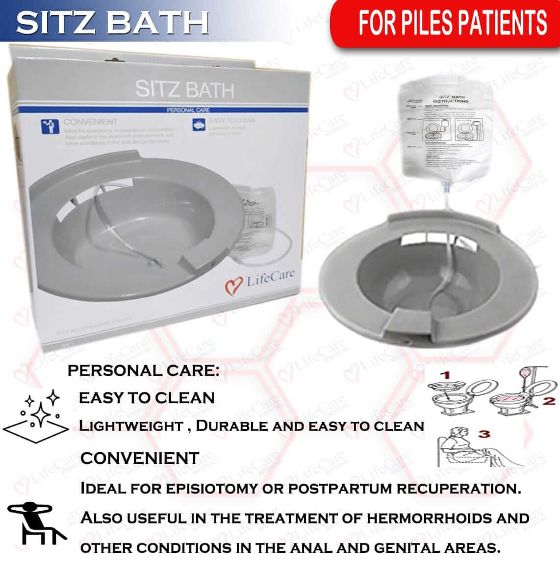 Sitz Bath Tub