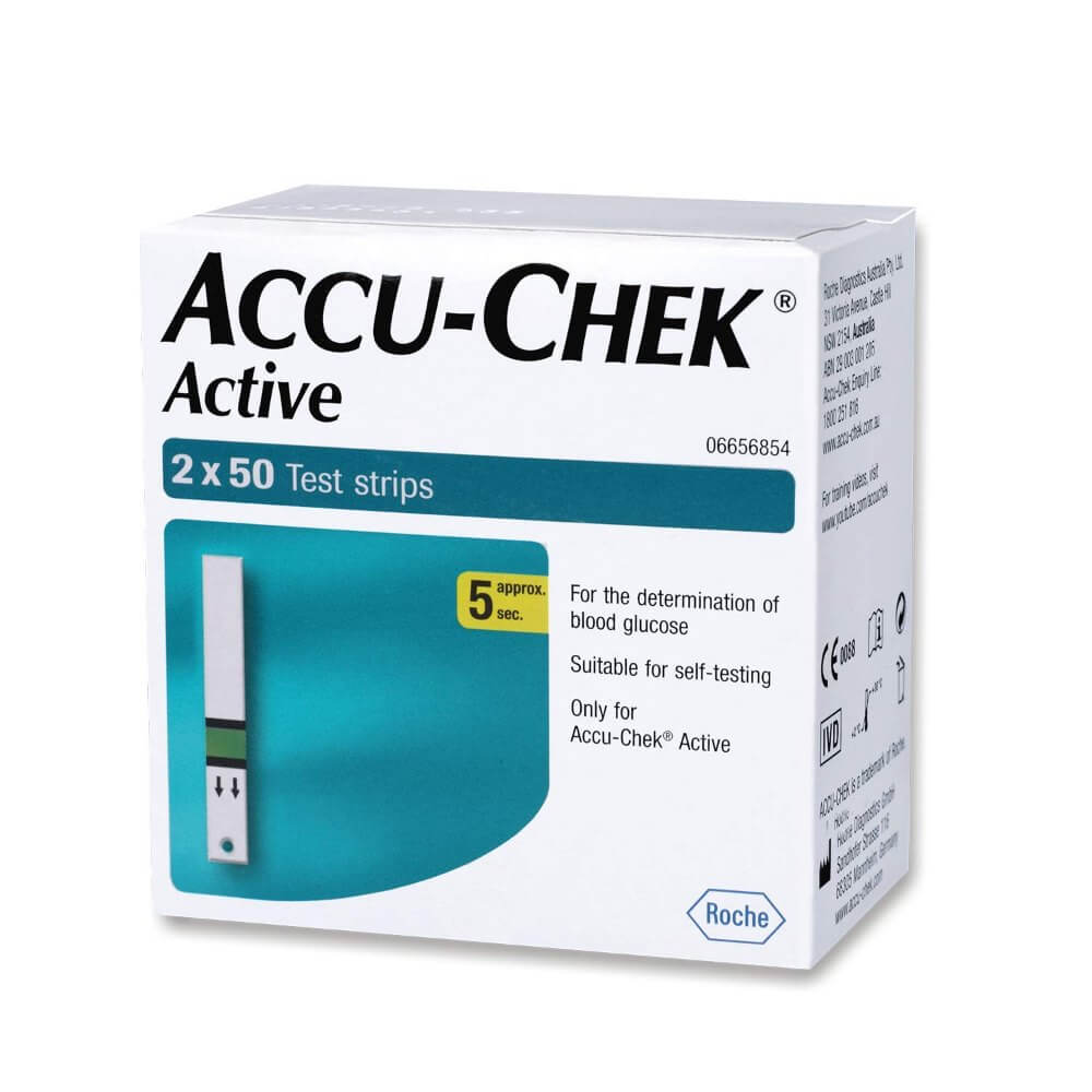 Accu Check Active 2x50 Strips Pack