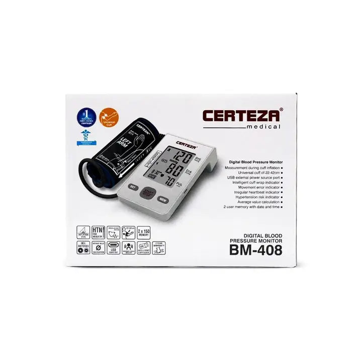 Certeza Digital Blood Pressure Monitor BM-408