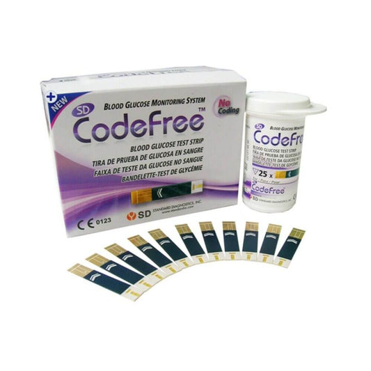 Code Free Blood Glucose Strips 50 strips