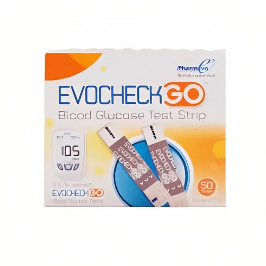 Evocheck Go Glucose Test Strips 50 Pack