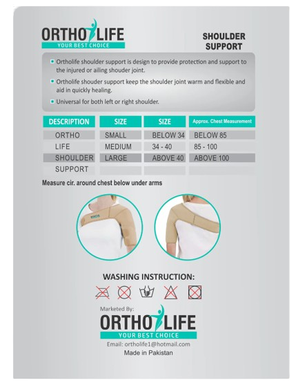 Shoulder Support Ortho Life  