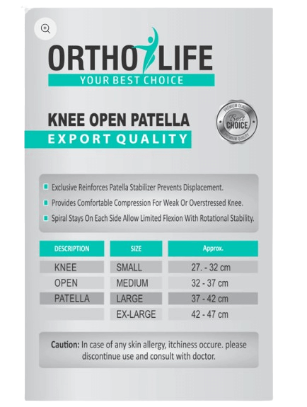 Knee Open Patela Ortho Life